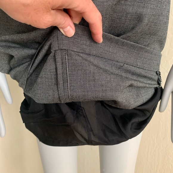 3.1 PHILLIP LIM Vintage Wool Blend Skirt Black & White Textured - Picture 12 of 15